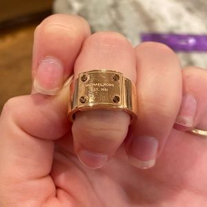 Michael Kors gold established 1981 ring